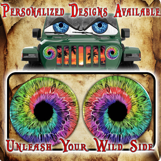 Round rainbow eyes 126