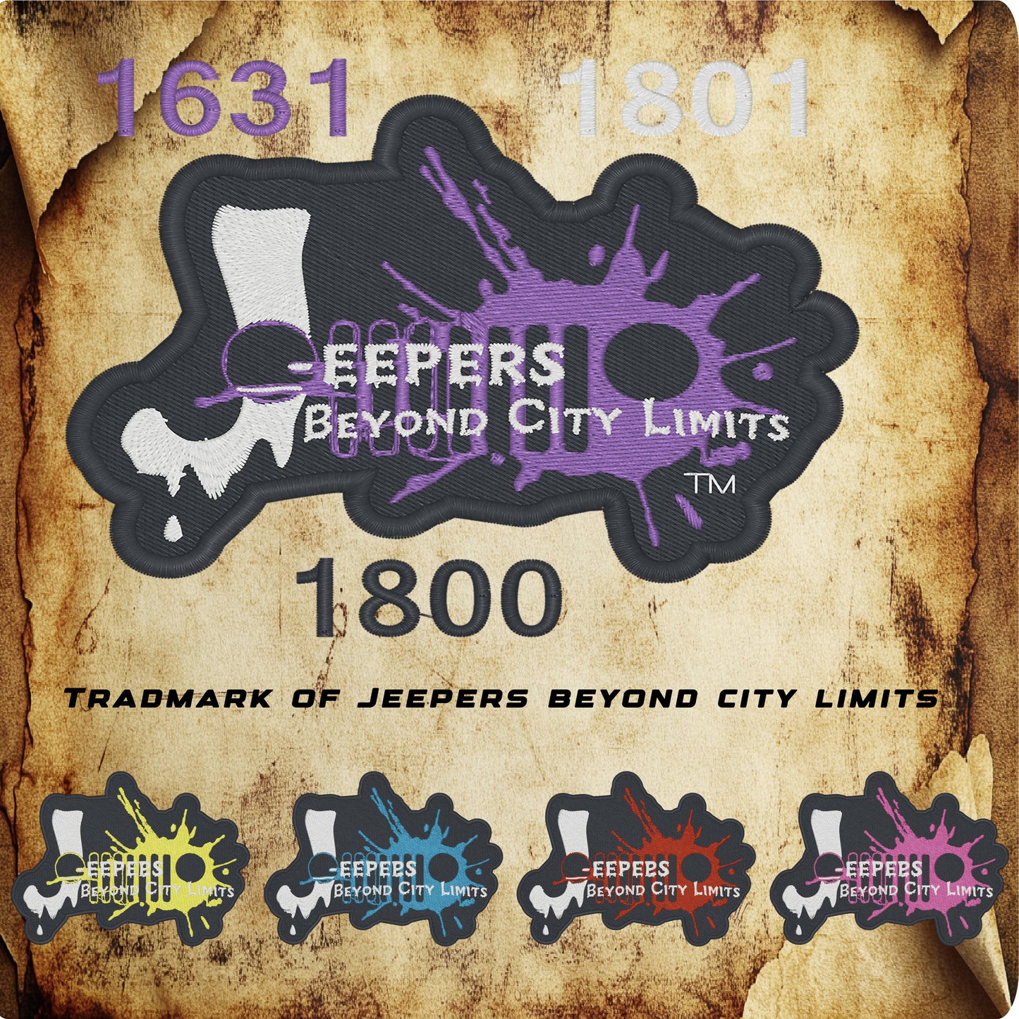 JBCL Patch Hook and loop patch