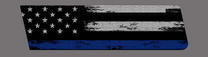 Police flag Jl and Gladiator Turn signal decal