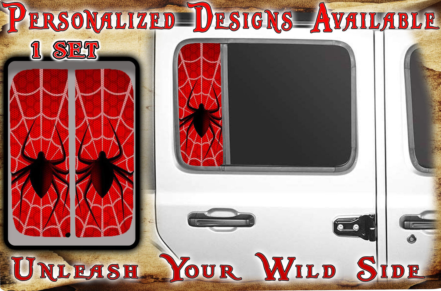 Side door window Spider web 135