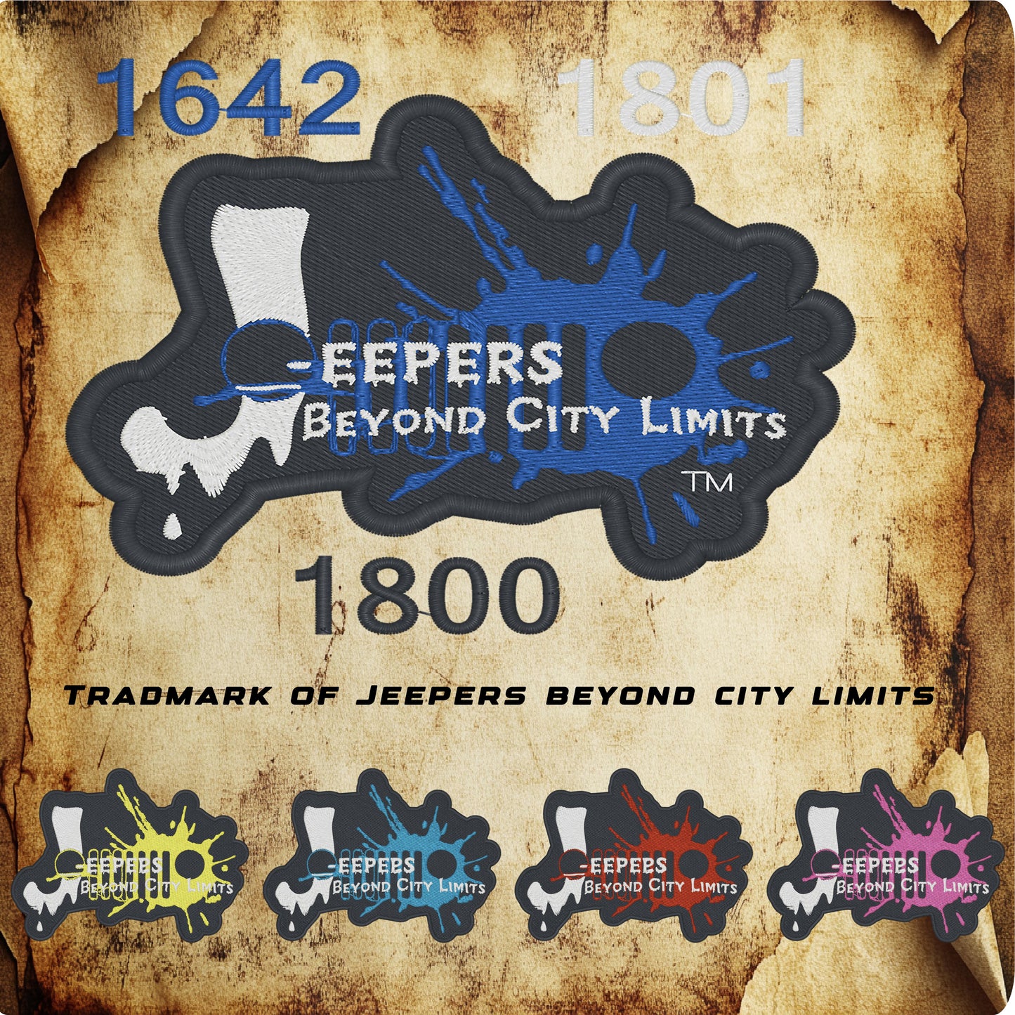 JBCL Patch Hook and loop patch