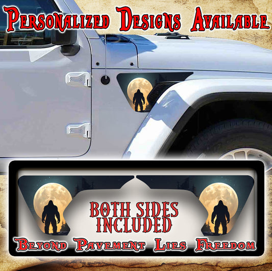 Bigfoot cabin fender vent for the JL or JT 2018 or newer 148