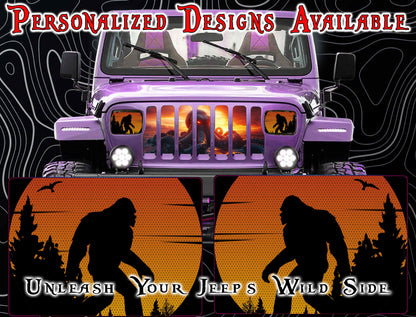 bigfoot Eye decals for YJ or 5x7 headlights