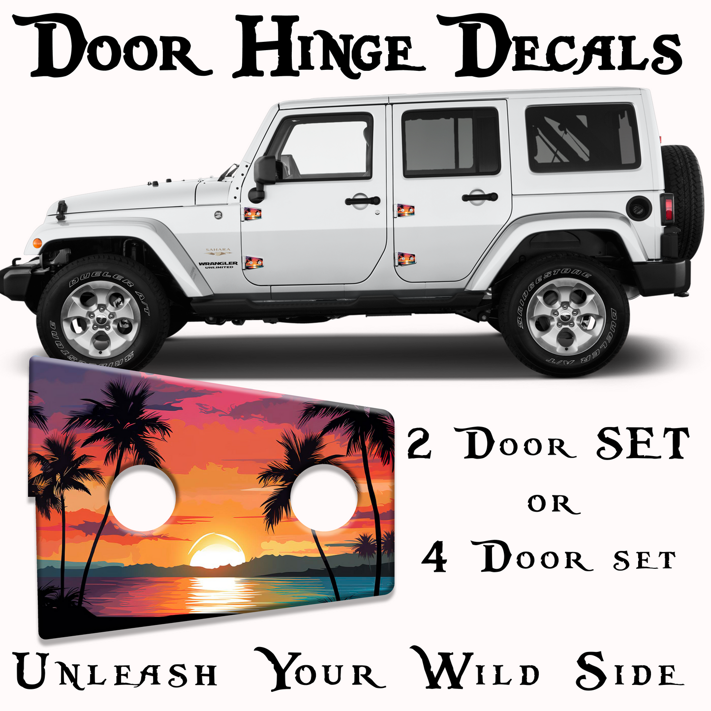 Sunset palms hinge bundle 14