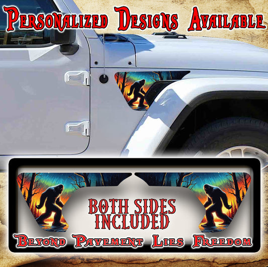 Bigfoot cabin fender vent for the JL or JT 2018 or newer