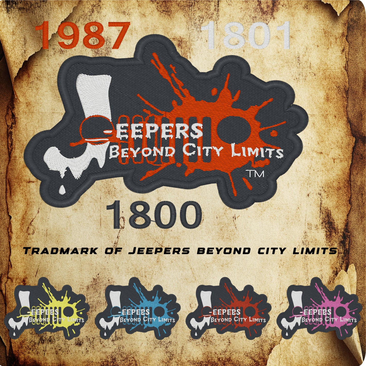 JBCL Patch Hook and loop patch