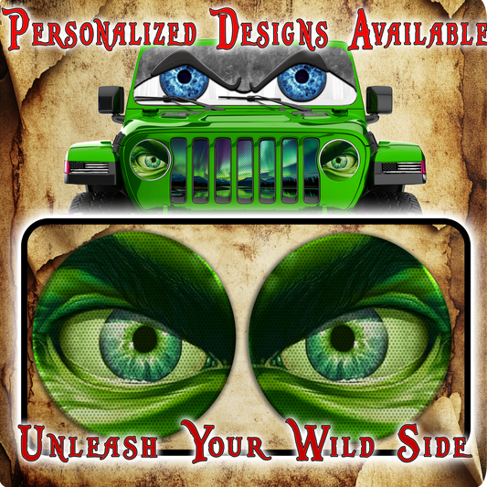 Hulk eye for a round headlight. 167