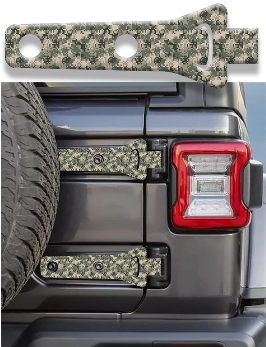 Rear gate hinge decal camo color 16