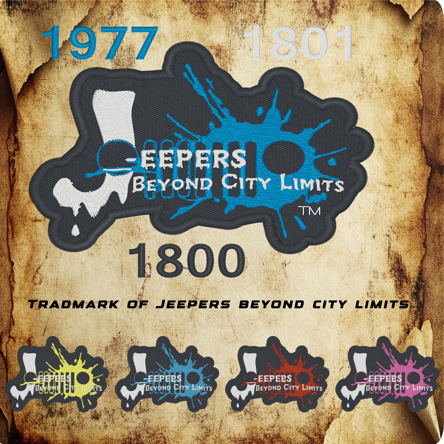 JBCL Patch Hook and loop patch