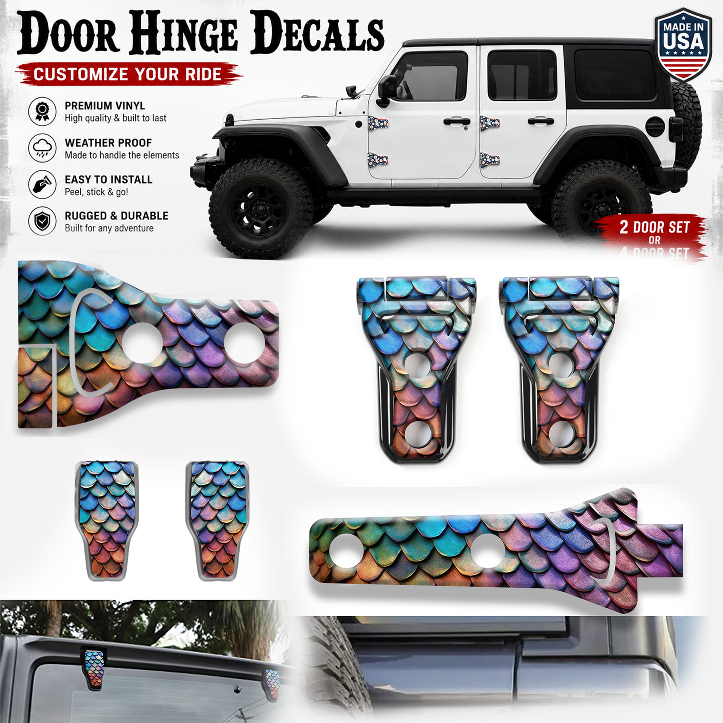 Dragon scales print hinge bundle 17