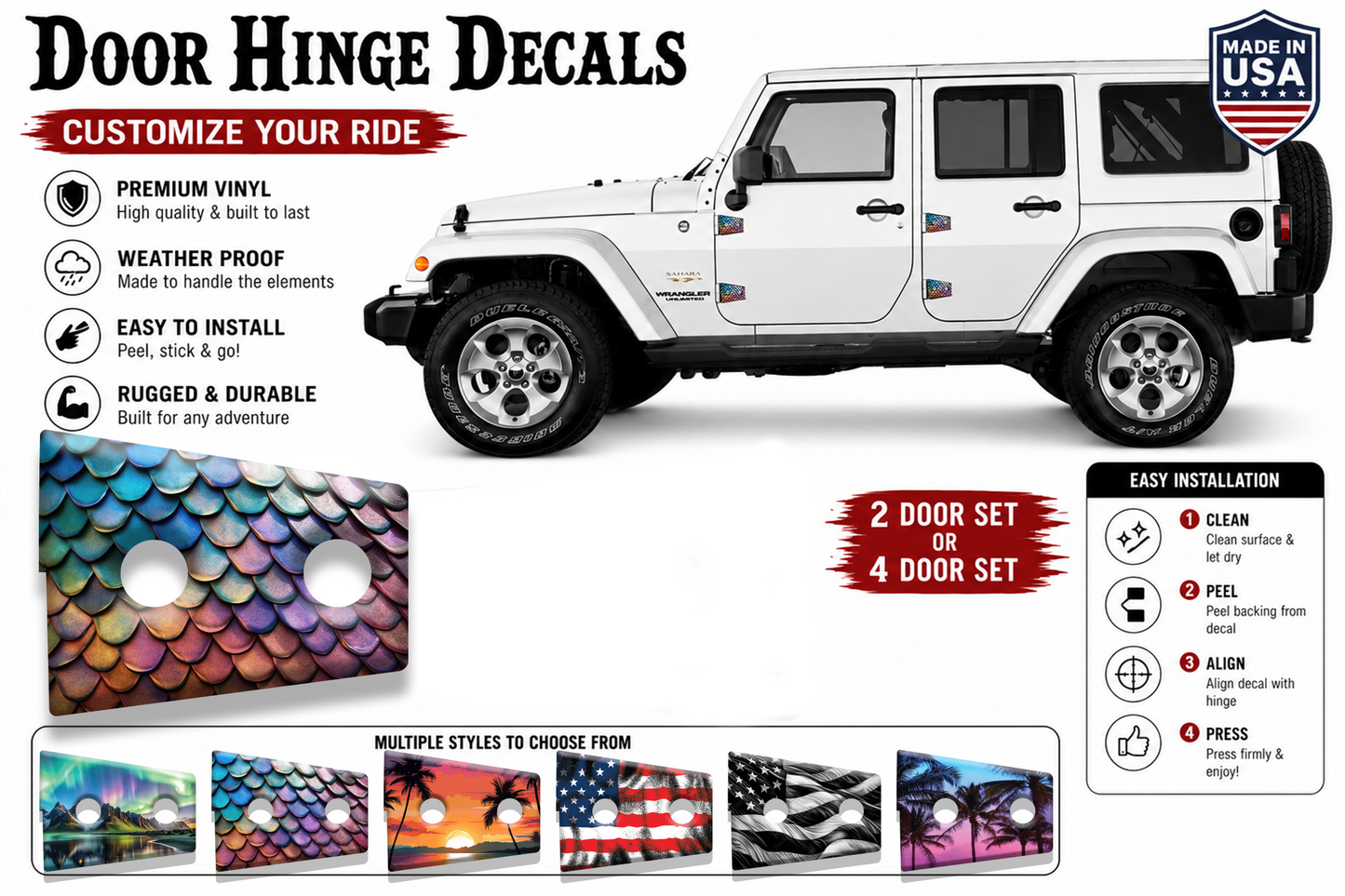 Dragon scales print hinge bundle 17