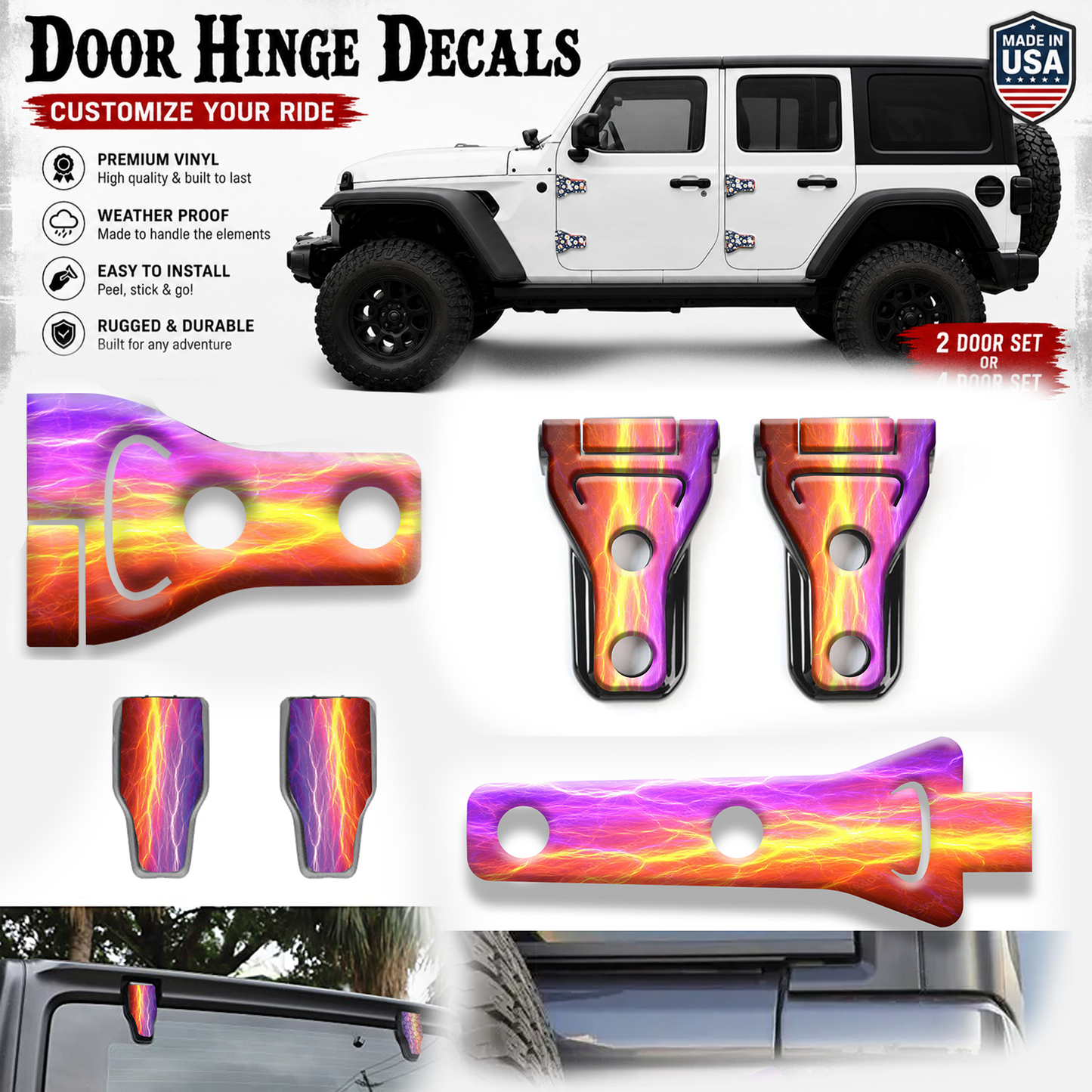 Orang lighting print hinge bundle 18