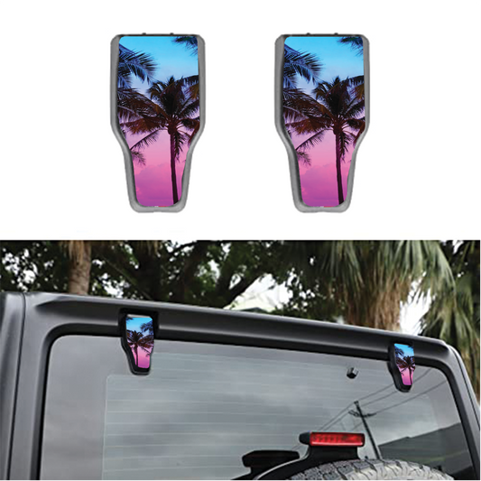 Island Palms Rear liftgate hinge overlay decal 19