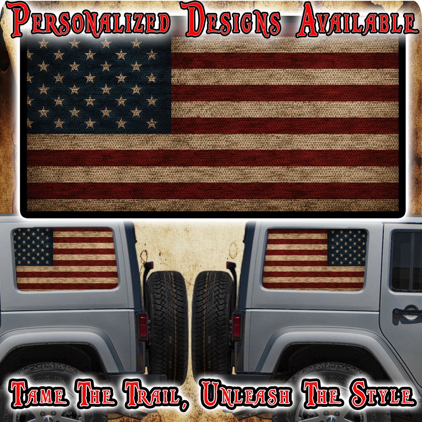 250th Anniversary side window decal
