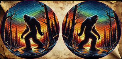 Bigfoot cabin for a round beast headlight decal