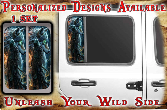 Side window warrior wolf 214