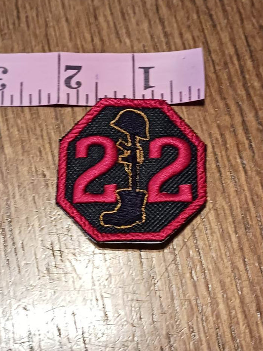 Stop 22 small patch