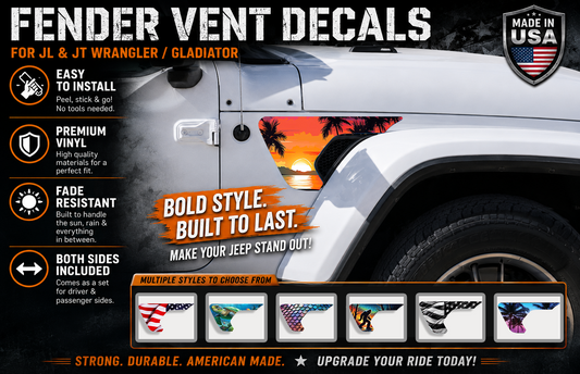 fender vent for the JL or JT 2018 or newer sunrise beach 24