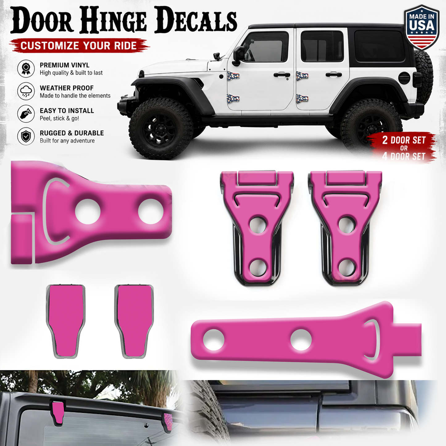 Solid color hinge bundle 24