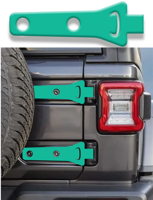 Rear gate hinge decal solid color 25