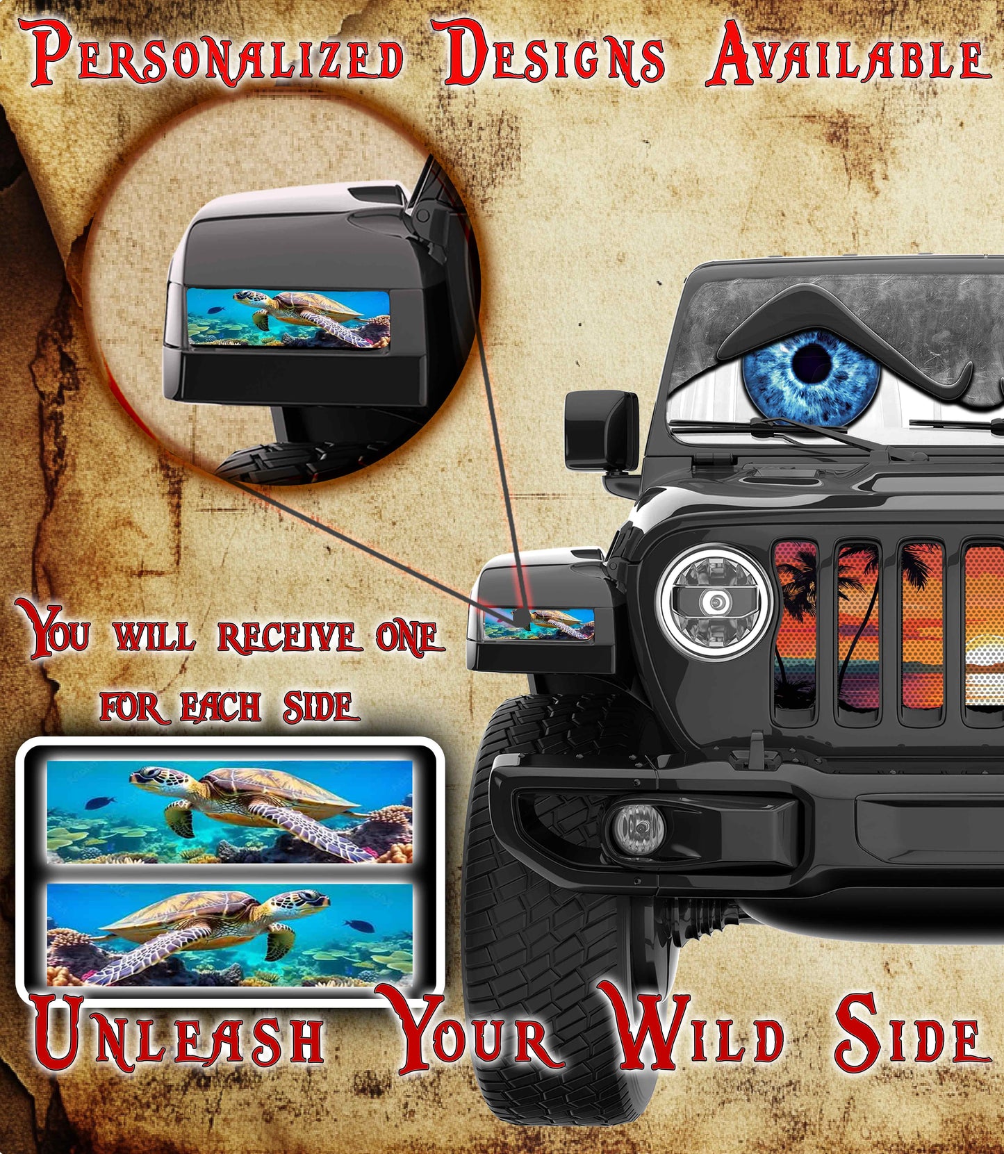 Sea turtle Marker light for a Jl or JT 2