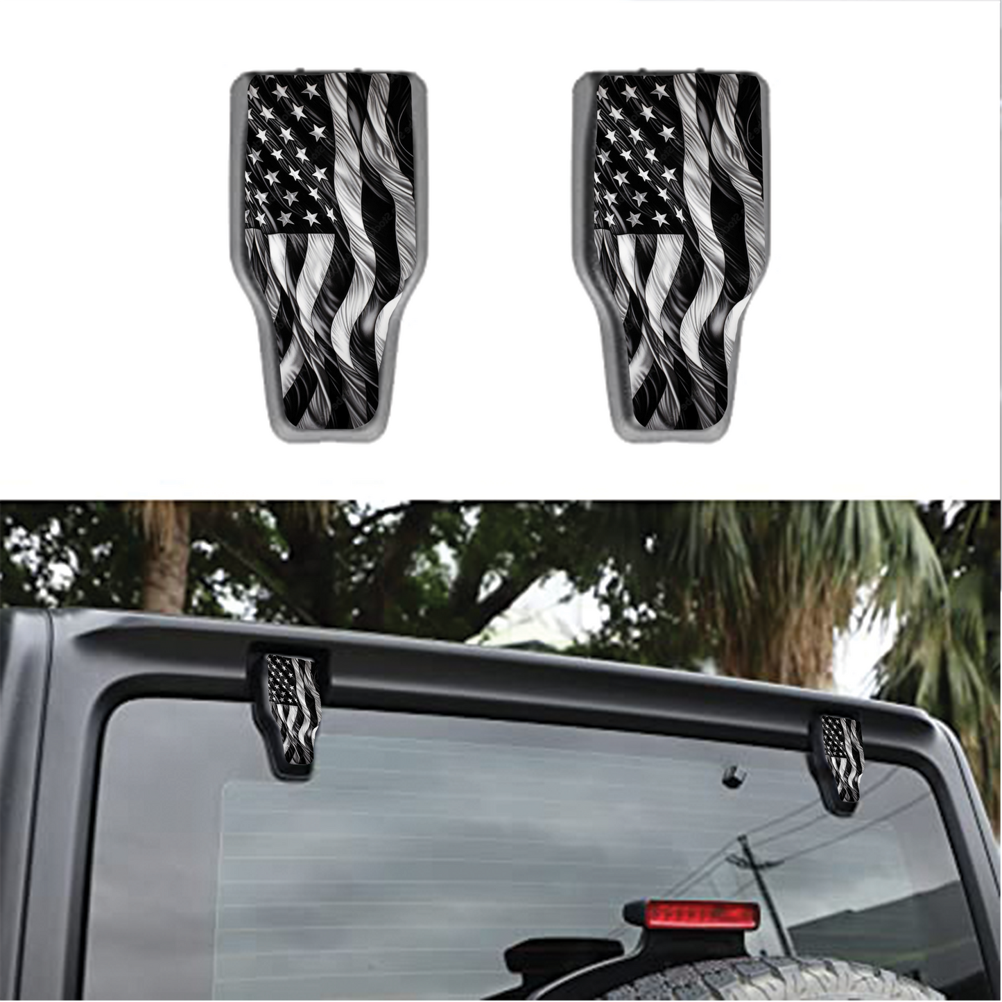 Black and white Flag COMBO hinge DEAL 2