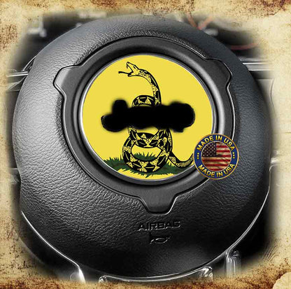 DTOM Steering wheel decal