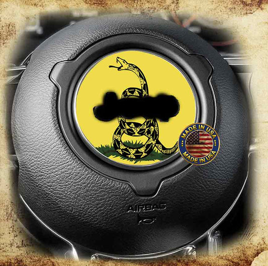 DTOM Steering wheel decal