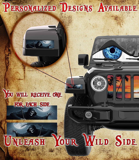 grim reaper Jl and Gladiator Turn signal decal