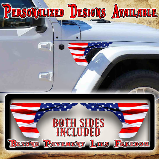 fender vent for the JL or JT 2018 or newer Merica