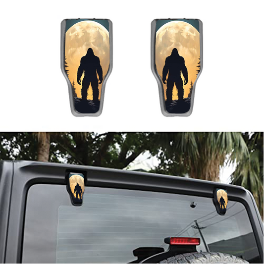 Bigfoot moon Rear liftgate hinge overlay decal 35