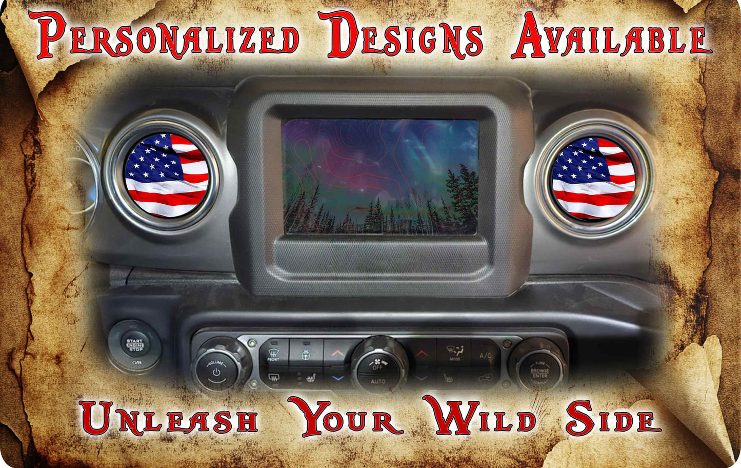 Steering wheel decal Merica