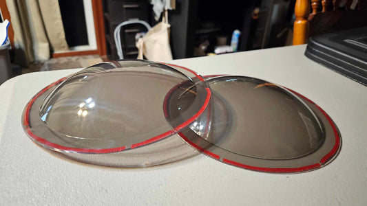 Jl or Gladiator headlight smoked lens covers