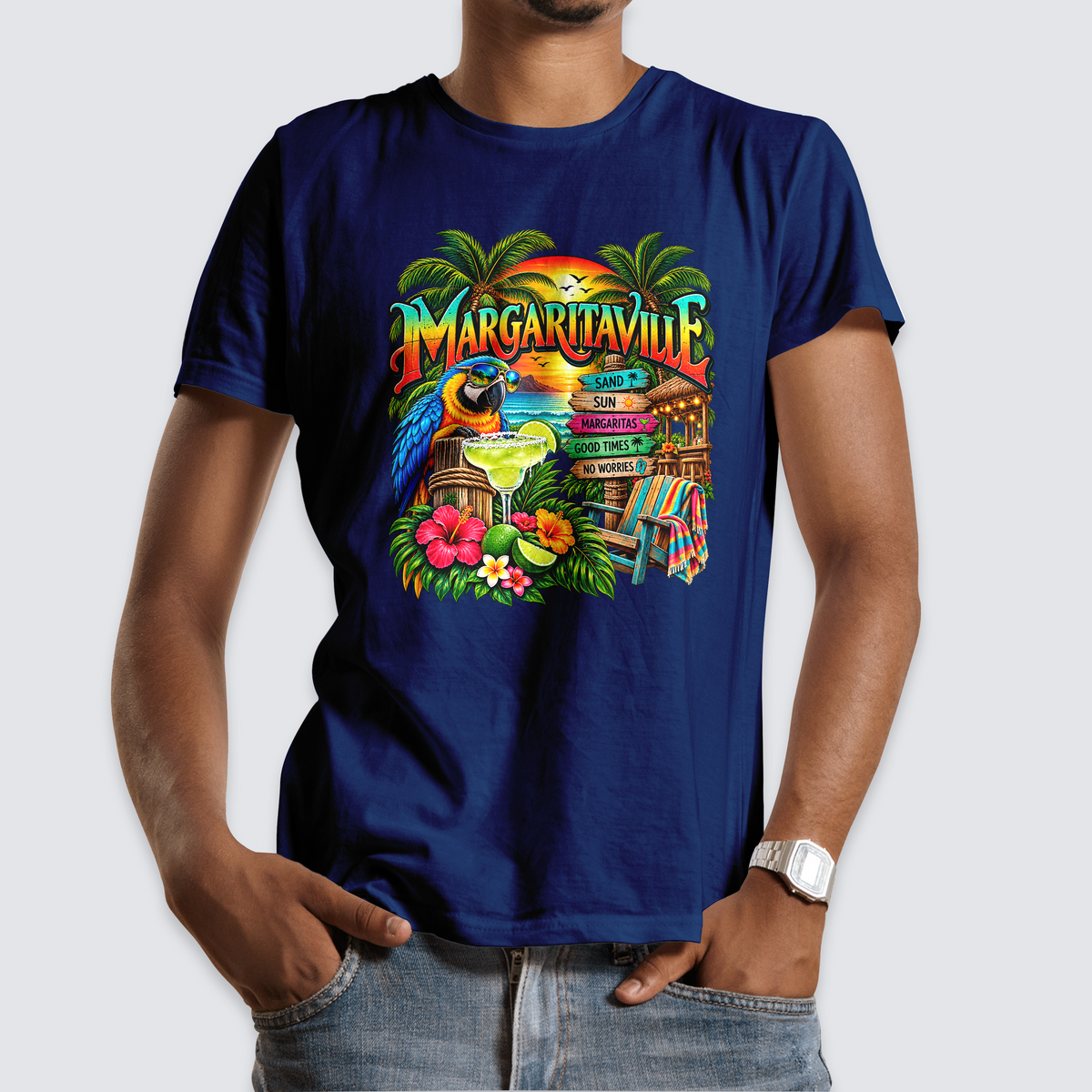 Margaritaville Tropical Parrot T-Shirt