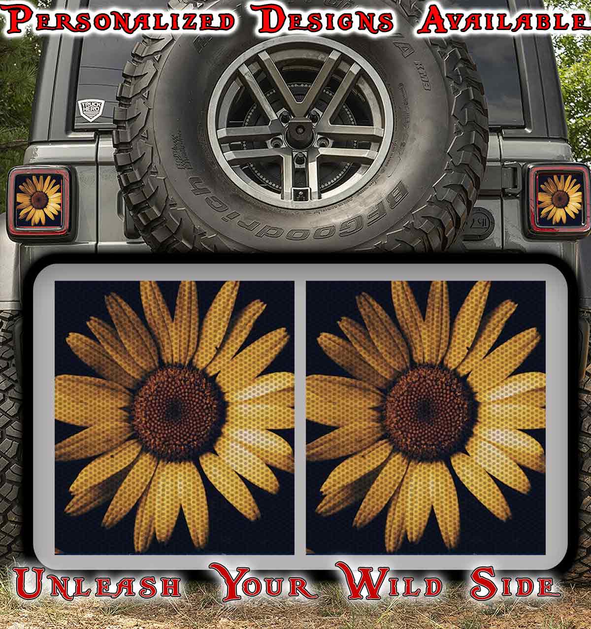 Daisy Taillight cover decal 38