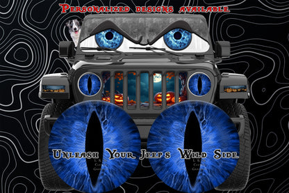 Bluecat eyes for the headlight decals