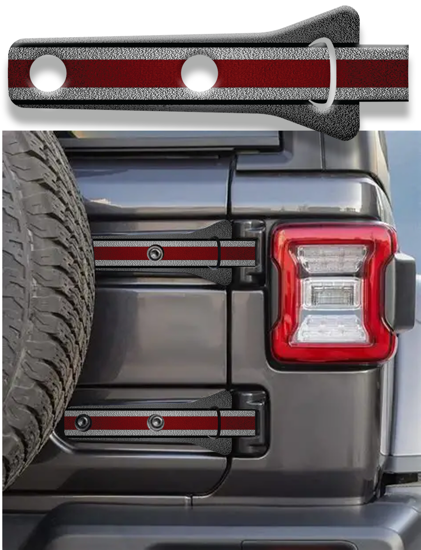 Ohio Rear gate hinge decal  49