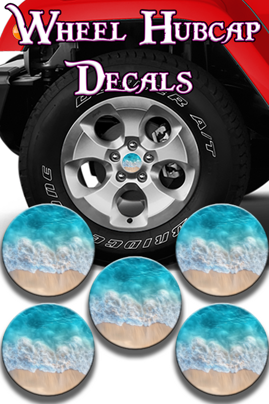 Beach Hub cap decal 4