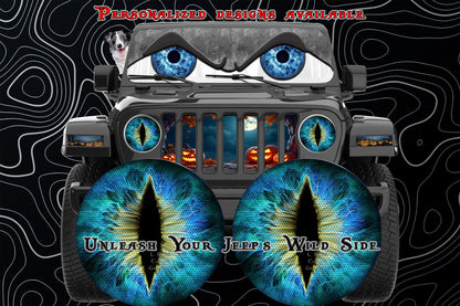 Blue and green cat eyes