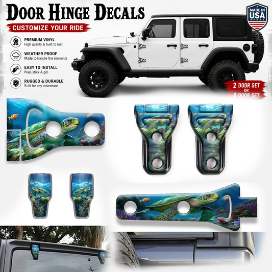 Sea turtle print hinge bundle 50