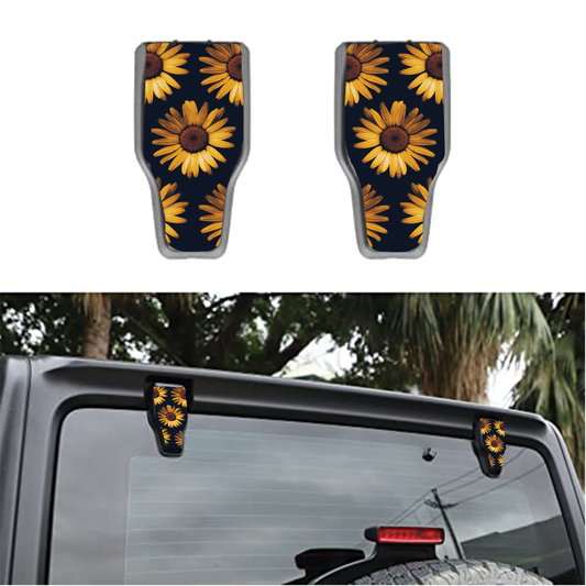 Sunflower Rear liftgate hinge overlay decal 52