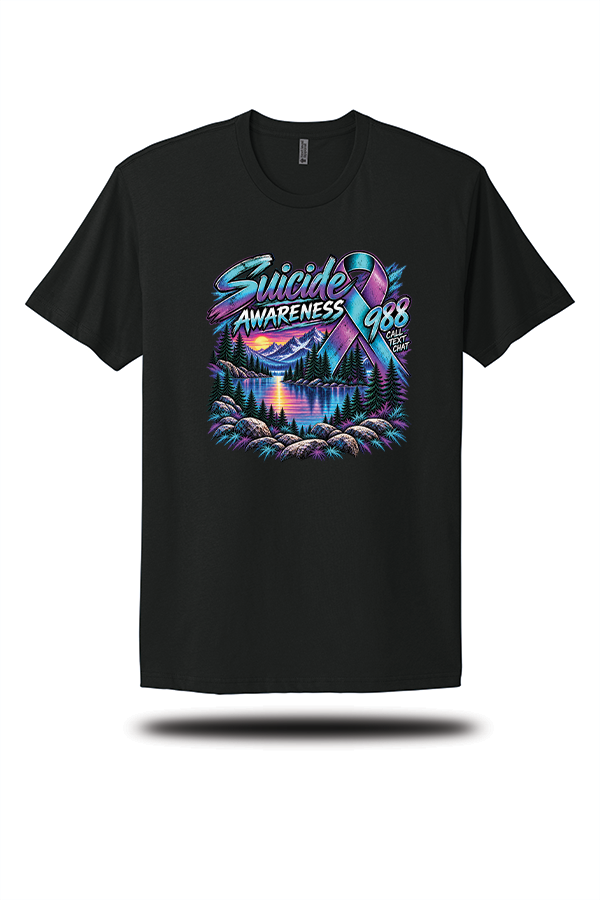 Suicide Awareness 988 – DTG Graphic T-Shirt