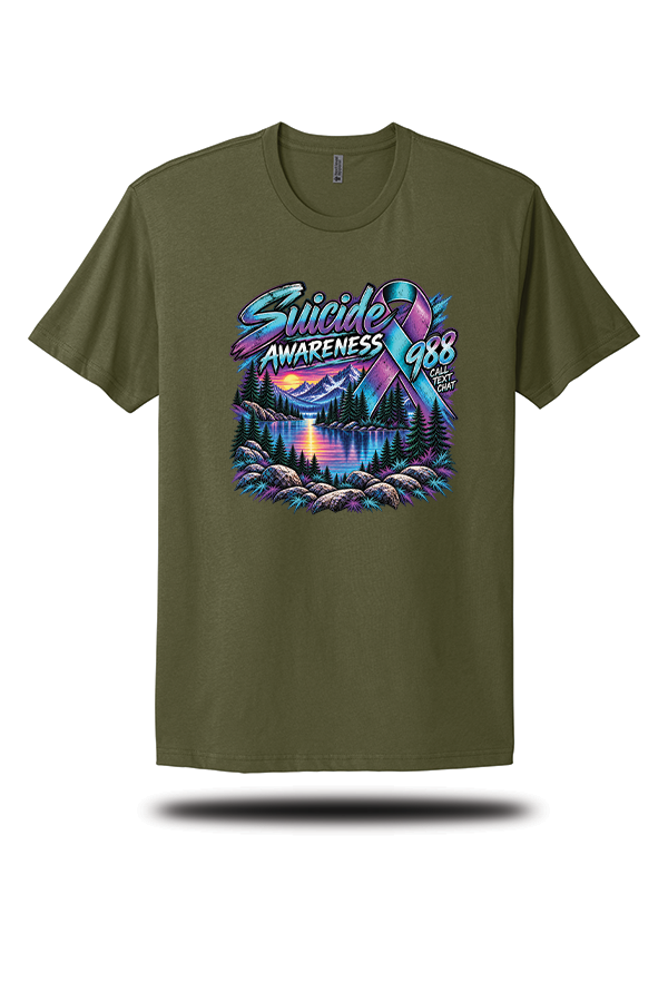 Suicide Awareness 988 – DTG Graphic T-Shirt