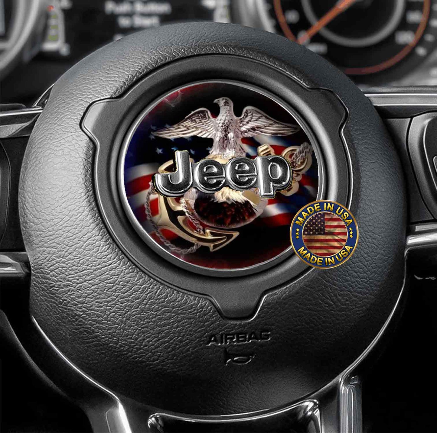 USMC EGA fender vent decal for the JL or JT 2018 or newer