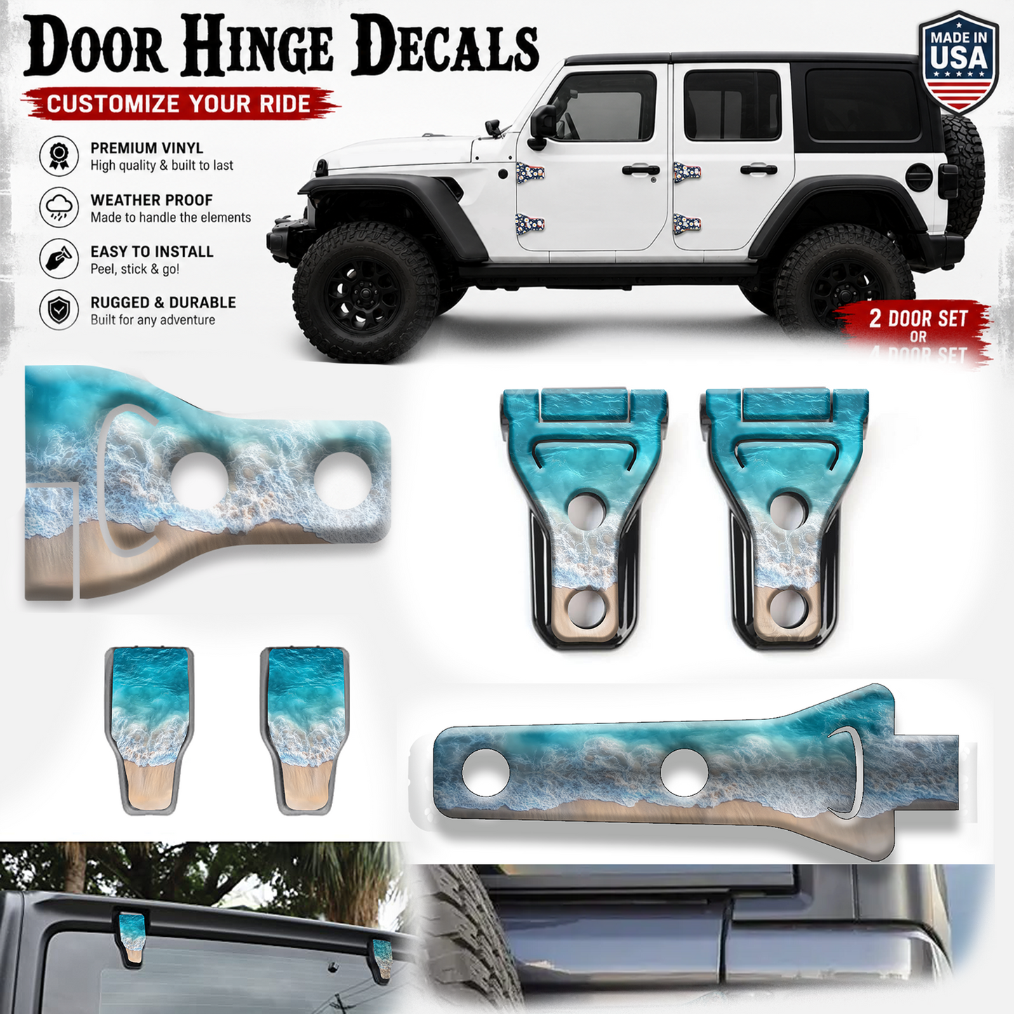 Beach hinge bundle 6
