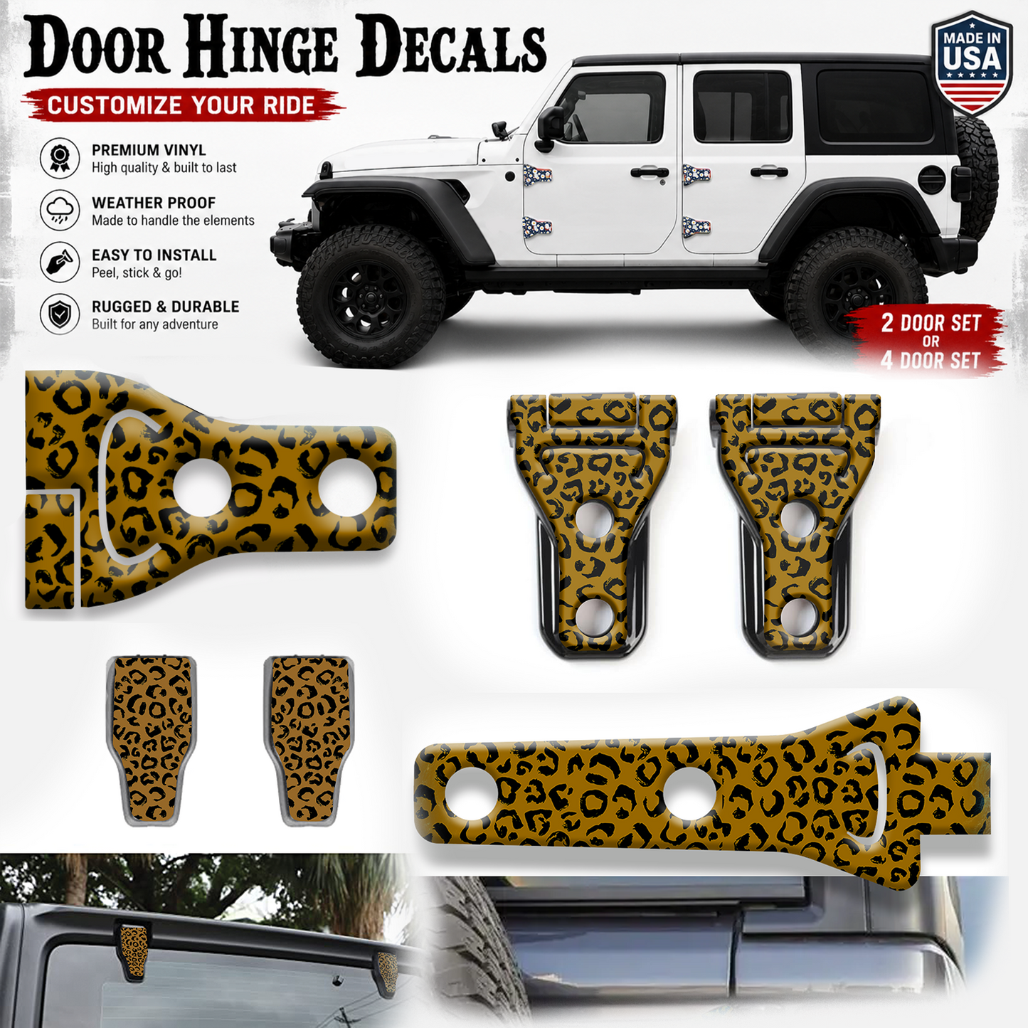 Leopard print hinge bundle 72