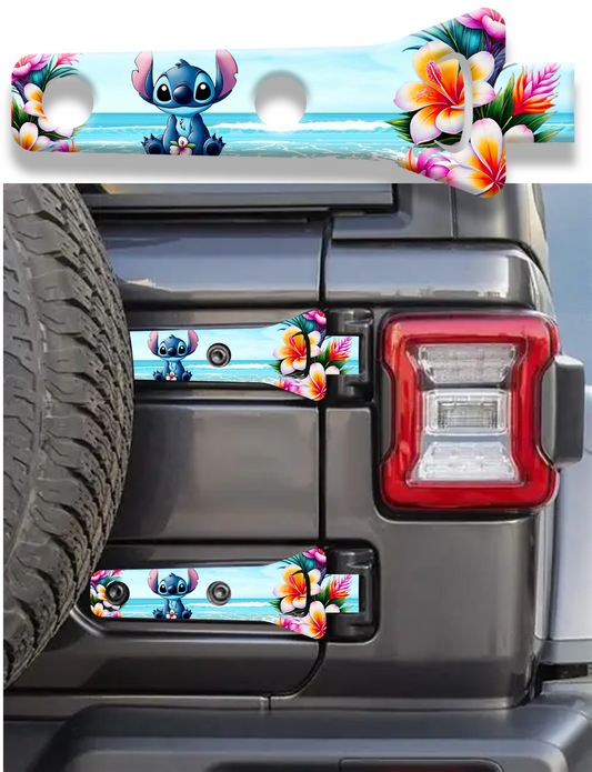 Rear gate hinge decal Stitch 74