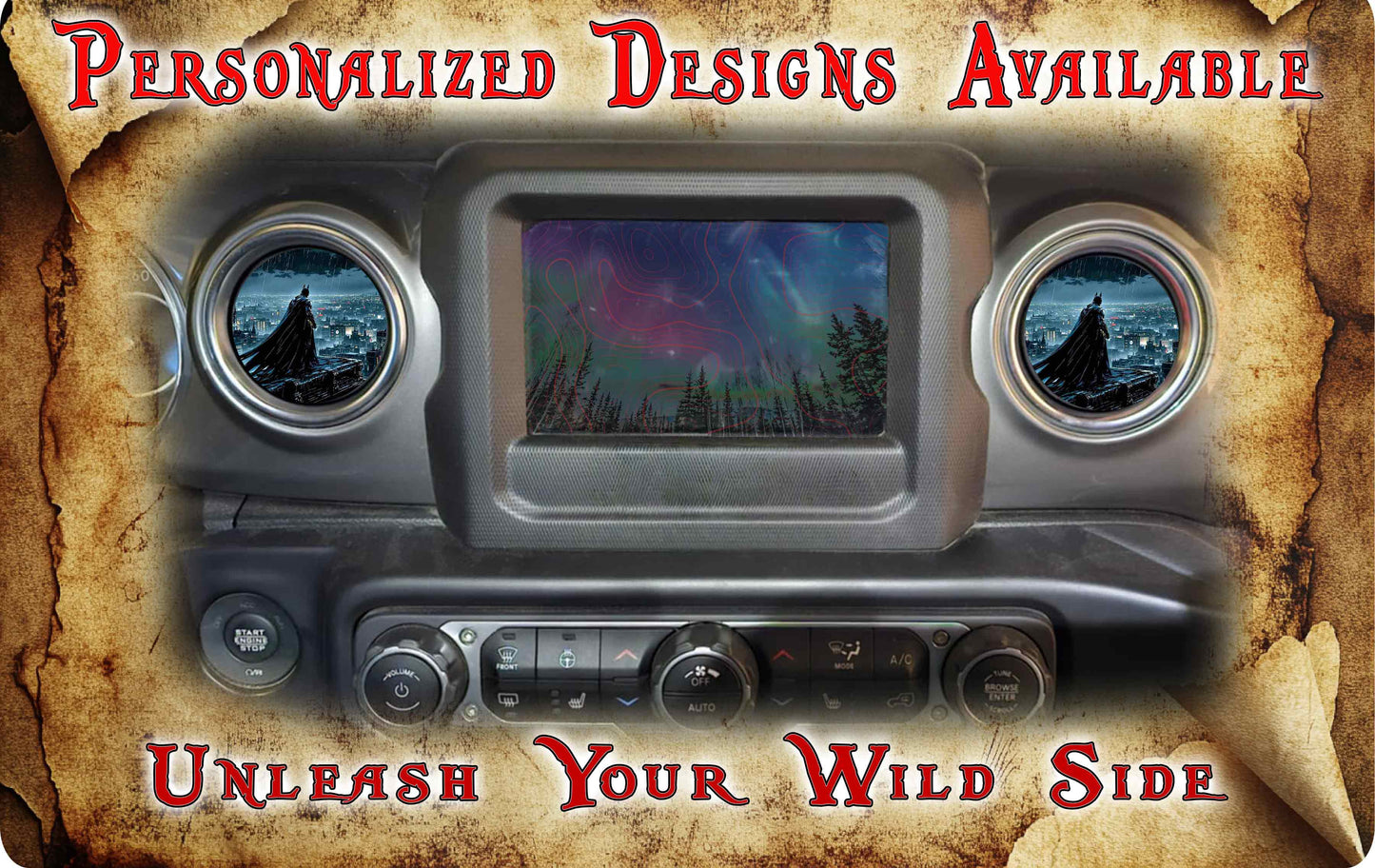 Steering wheel decal batman 109