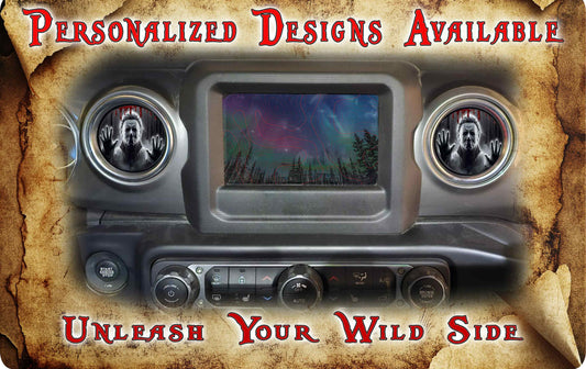 Steering wheel decal Mickel Myers