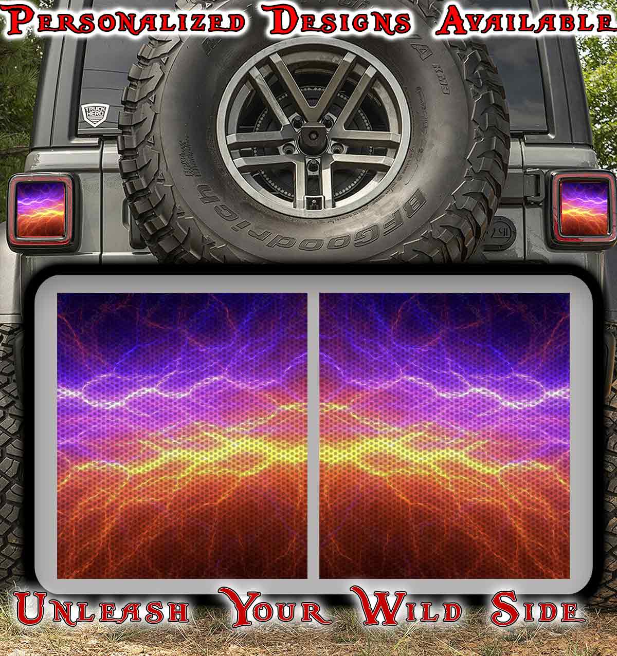 Lighting Taillight cover decal 82